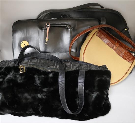 Ralph Lauren, Fendi, Smythson & Giddeon handbags (4)